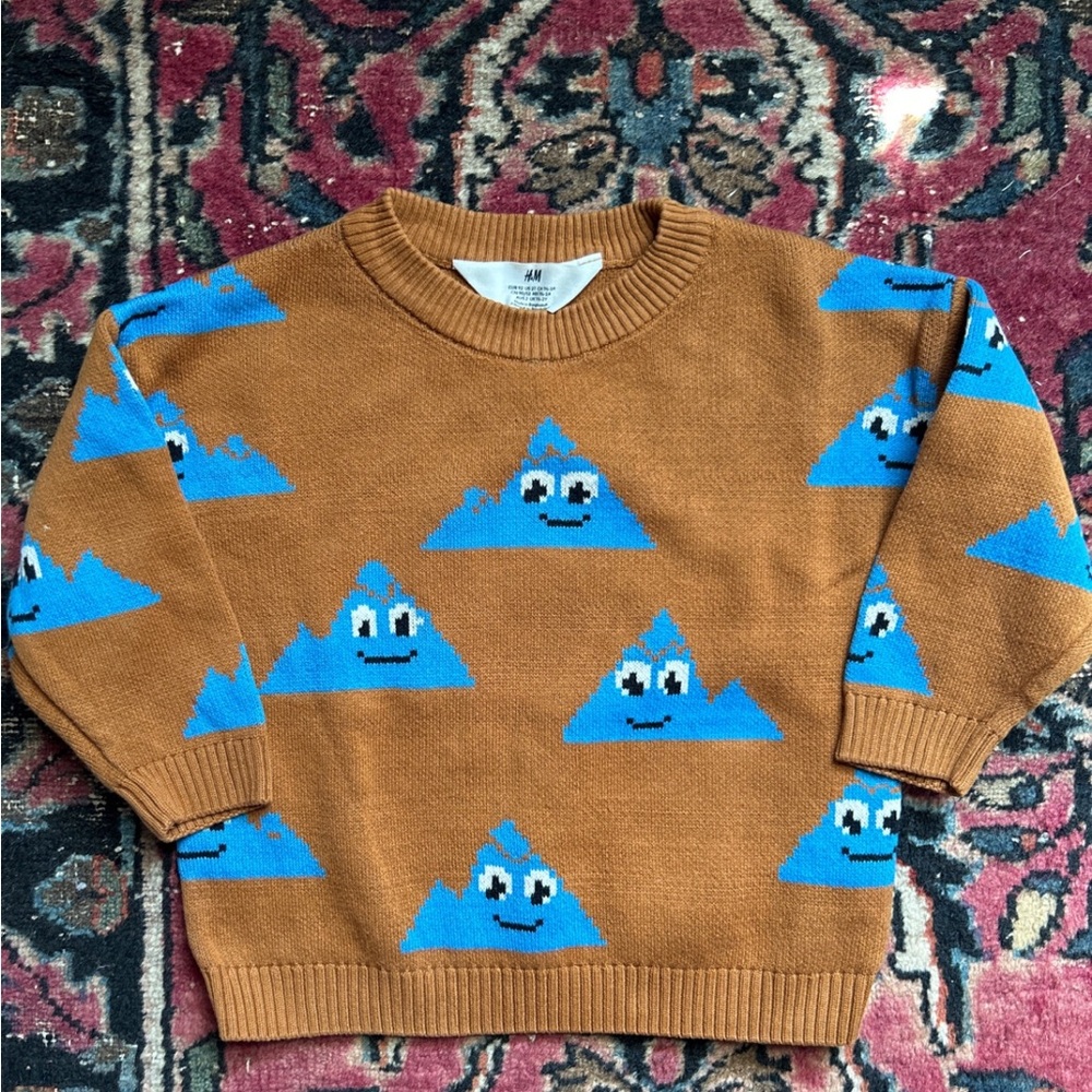 SOLD/Mountains sweater 2T